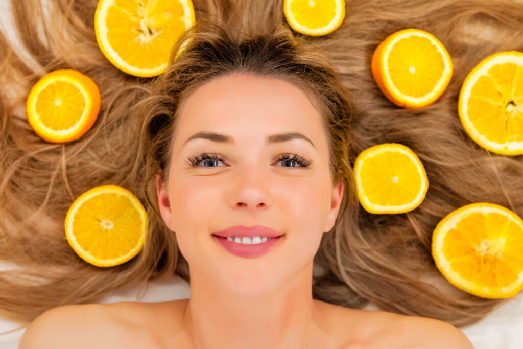 How many oranges in a day for glowing skin.

