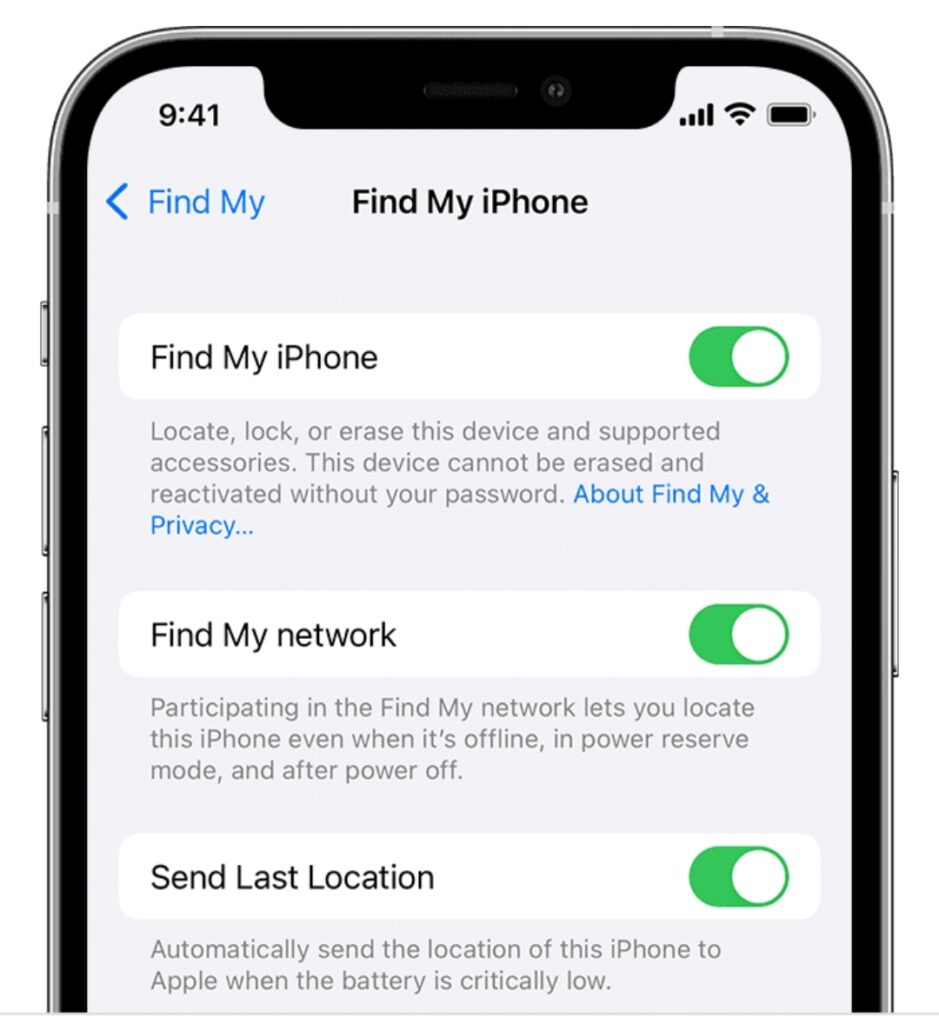 How to add Airpods to find my iPhone