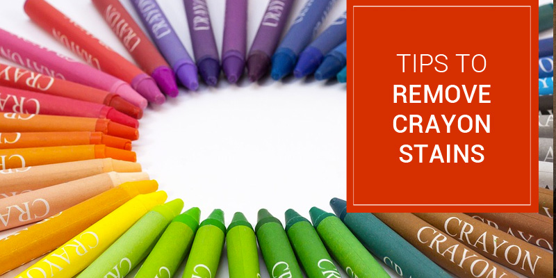 How to remove crayon strain from clothes