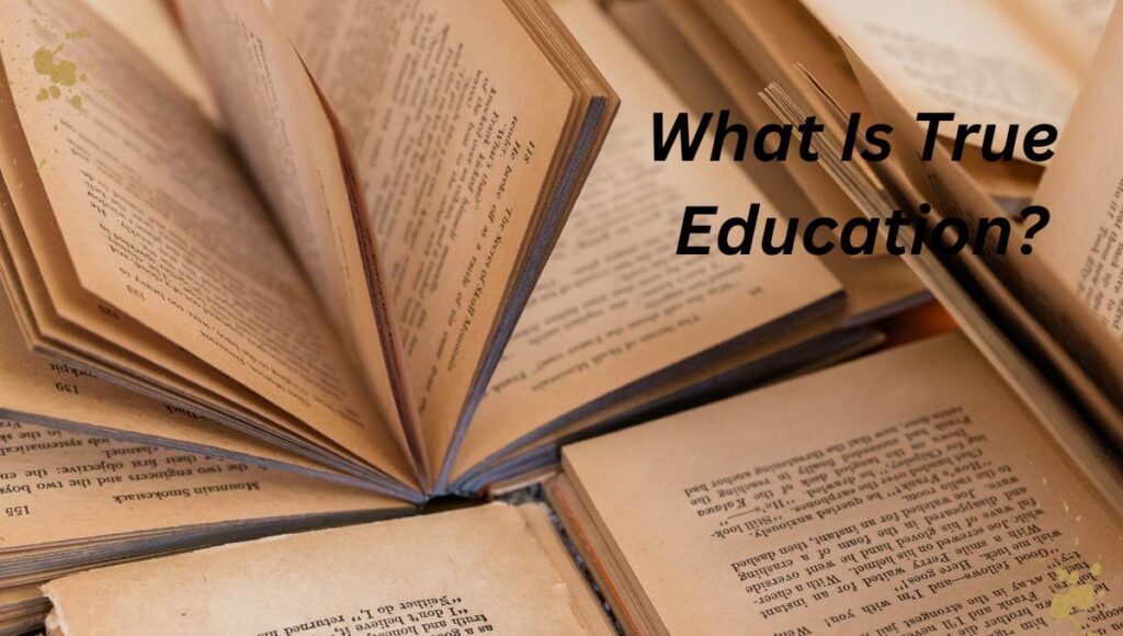 What Is True Education?
