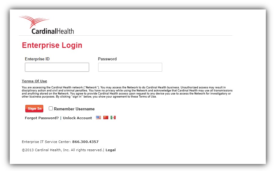 enterprise-cardinal-health-login