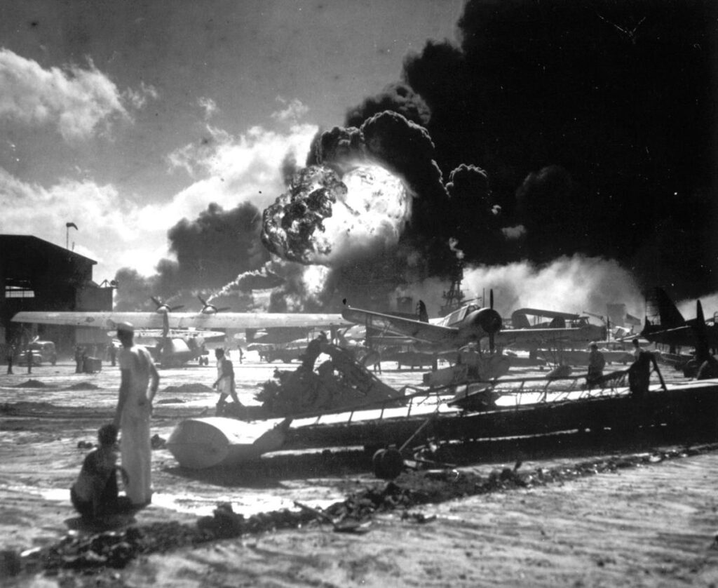 pearl harbor attack footage