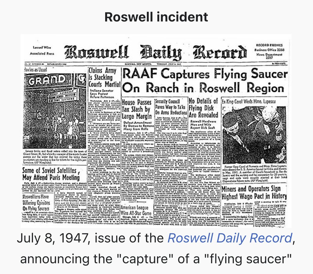 Facts about Roswell UFO Incident