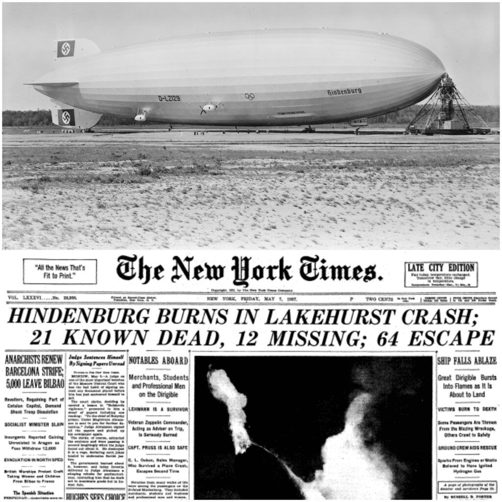 Rare footage of the Hindenburg disaster 1937