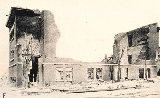 While there are Tornado warnings are all over Washington DC Maryland suburbs + interstates
The most "Extreme" tornado in recorded history was the Tri-State tornado that spread through Missouri, Illinois + Indiana on March 18, 1925 